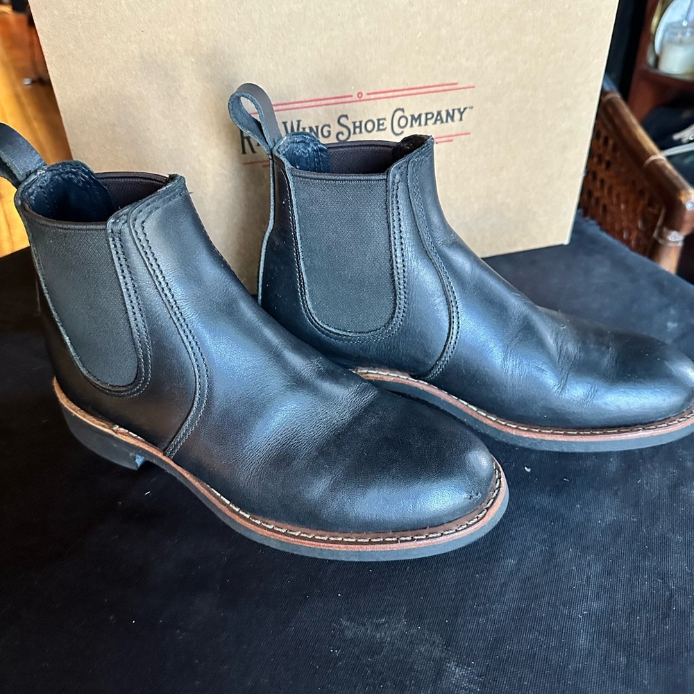 Red Wing Shoes Heritage Black Leather Chelsea Boots